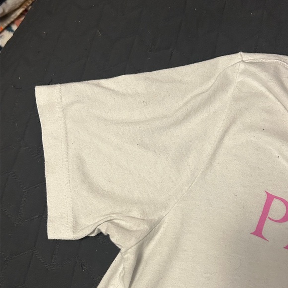 Playboy White T-Shirt with Pink Logo - Picture 4 of 5